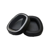 Ersatz-Ohrpolster für Logitech G433, Memory-Schaumstoff + PU-Leder, Schwarz, 1 Paar