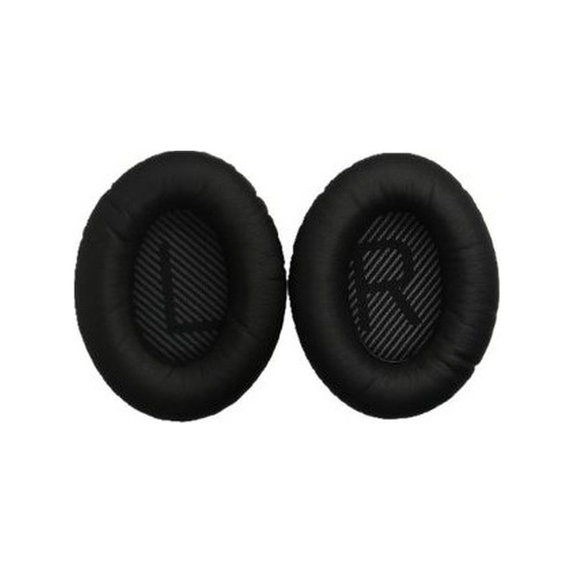 Ersatz-Ohrpolster für Bose QuietComfort 35, Memory-Schaumstoff + PU-Leder, Schwarz, 1 Paar