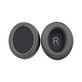 Ersatz-Ohrpolster für Sennheiser Momentum 3.0, Memory-Schaumstoff + PU-Leder, Schwarz, 1 Paar