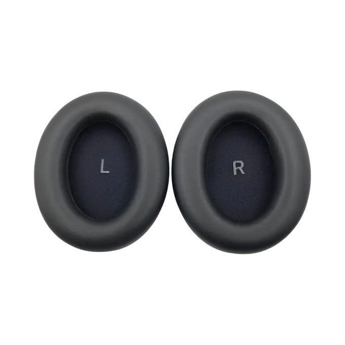 Ersatz-Ohrpolster für Sennheiser Momentum 4.0, Memory-Schaumstoff + PU-Leder, Schwarz, 1 Paar