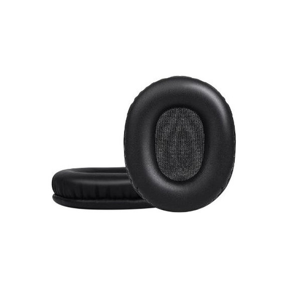 Ersatz-Ohrpolster für Audio-Technica ATH-M50X, PU-Leder, Schwarz, 1 Paar