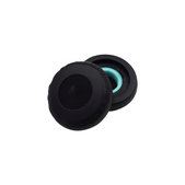 Ersatz-Ohrpolster für Philips Fidelio M1, PU-Leder, Schwarz, 1 Paar