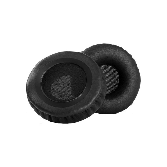 Ersatz-Ohrpolster für Philips SHB3060, Memory-Schaumstoff + PU-Leder, Schwarz, 1 Paar