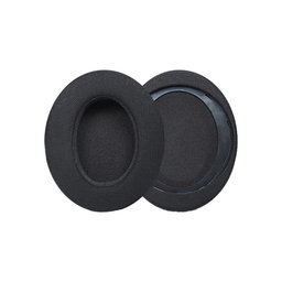 Ersatz-Ohrpolster für Philips SHP9500, Memory-Schaumstoff + Textil, Schwarz, 1 Paar