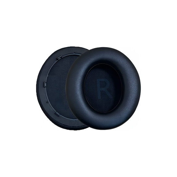 Ersatz-Ohrpolster für Anker Soundcore Life Q45, Memory-Schaumstoff + PU-Leder, Schwarz, 1 Paar