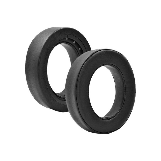 Ersatz-Ohrpolster für Corsair HS50, Memory-Schaumstoff + PU-Leder, Schwarz, 1 Paar