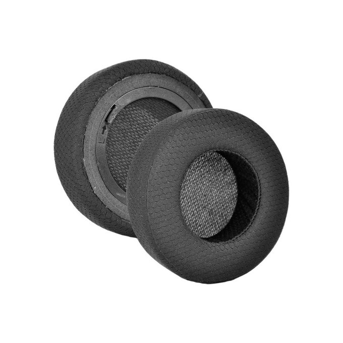 Ersatz-Ohrpolster für Corsair Virtuoso RGB, Memory-Schaumstoff + Textil, Schwarz, 1 Paar