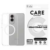 Hülle Urban Combat mit weißem QI für Samsung Galaxy S25 Edge, Transparent, PanzerGlass