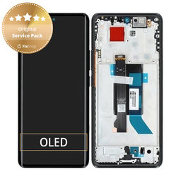 Xiaomi Poco X7 24095PCADG - LCD Display + Touchscreen Front Glas + Rahmen (Black) - 5600010O16P00 Genuine Service Pack