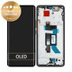 Xiaomi Poco X7 24095PCADG - LCD Display + Touchscreen Front Glas + Rahmen (Black) - 5600010O16P00 Genuine Service Pack