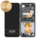 Xiaomi Mix Flip 2405CPX3DC - LCD Display + Touchscreen Front Glas + Rahmen (Black) - 560002000N800 Genuine Service Pack