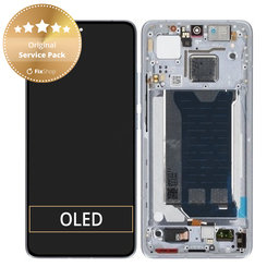 Xiaomi Poco F7 Pro 5G - LCD Display + Touchscreen Front Glas + Rahmen (Blue) - 56002100O1100 Genuine Service Pack