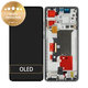 Motorola Edge 60 Pro - LCD Display + Touchscreen Front Glas + Rahmen (Shadow) - 5D68C30045 Genuine Service Pack