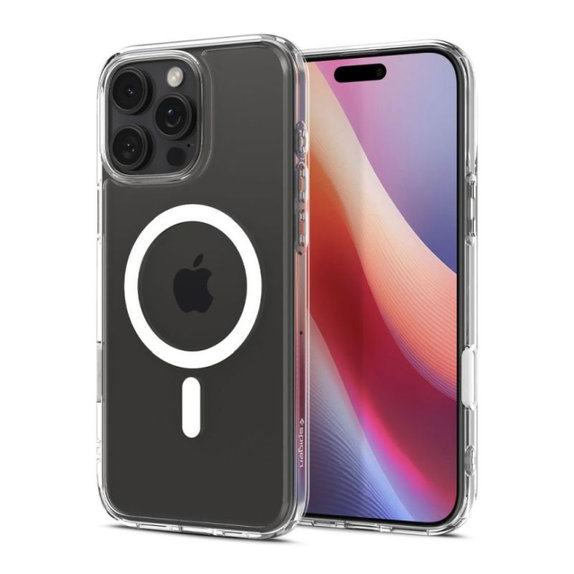 Spigen - Hülle Ultra Hybrid "T" MagSafe für iPhone 16 Pro Max, weiß
