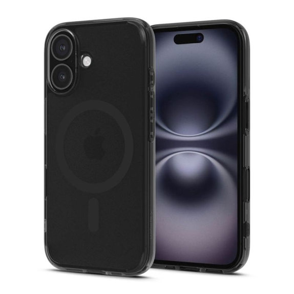 Spigen - Hülle Ultra Hybrid "T" MagSafe für iPhone 16, Frost Black