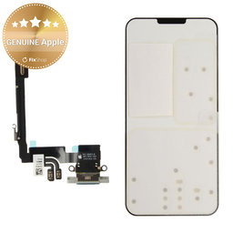 Ladestecker Ladebuchse + Flex Kabel für iPhone 16 Pro | White Titanium | 923-11089 | Genuine Apple