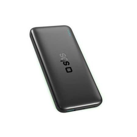 SBS - PowerBank 10000mAh, 10W, Infinity, LiFePO4, USB-C/USB-A, schwarz