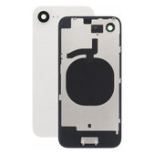 Apple iPhone 16e - Rückgehäuseglas + Kameraglas + Metallplatte (White)