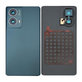 Motorola Edge 50 Fusion - Akkudeckel Komplett (Forest Blue)