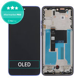 Motorola Edge 50 Neo - LCD Display + Touchscreen Front Glas + Rahmen (Nautical Blue) OLED