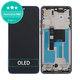 Motorola Edge 50 Neo - LCD Display + Touchscreen Front Glas + Rahmen (Nautical Blue) OLED