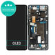 Motorola Edge 50 Ultra - LCD Display + Touchscreen Front Glas + Rahmen (Forest Grey) OLED