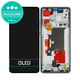 Motorola Edge 60 Pro - LCD Display + Touchscreen Front Glas + Rahmen (Shadow) OLED