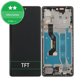 Motorola Moto G85 5G XT2427-3 - LCD Display + Touchscreen Front Glas + Rahmen (Urban Grey) TFT