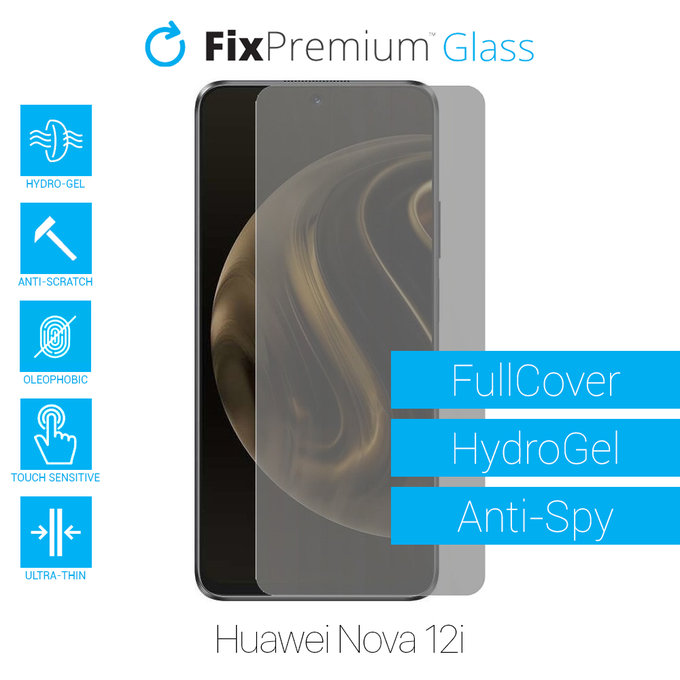 FixPremium HydroGel Anti-Spy - Displayschutzfolie für Huawei Nova 12i