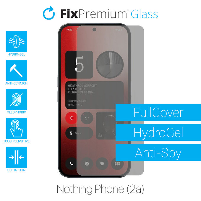 FixPremium HydroGel Anti-Spy - Displayschutzfolie für Nothing Phone (2a)