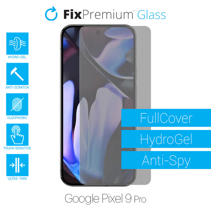 FixPremium HydroGel Anti-Spy - Displayschutzfolie für Google Pixel 9 Pro