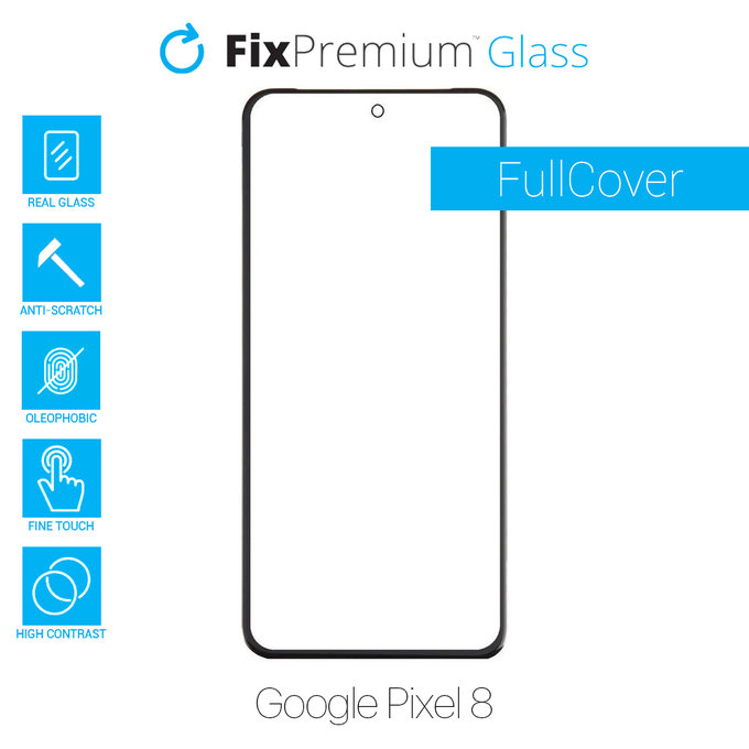 FixPremium FullCover Glass - Gehärtetes Glas für Google Pixel 8