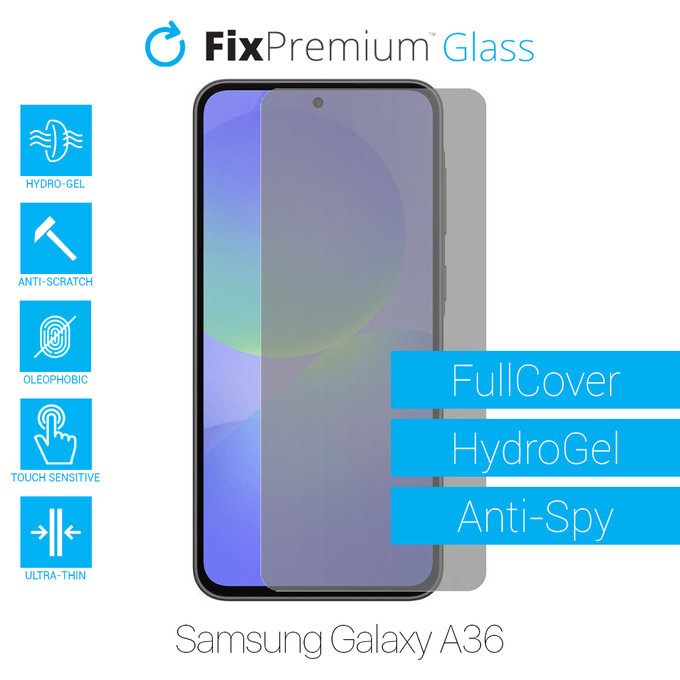 FixPremium HydroGel Anti-Spy - Displayschutzfolie für Samsung Galaxy A36