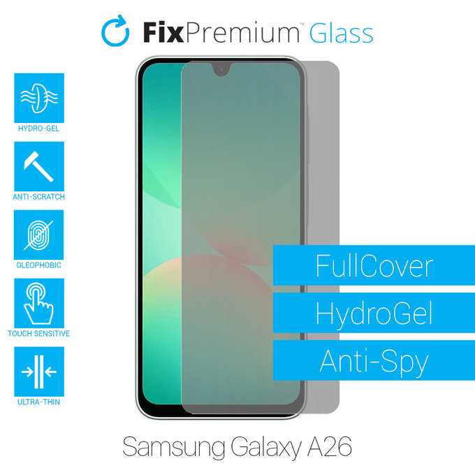 FixPremium HydroGel Anti-Spy - Displayschutzfolie für Samsung Galaxy A26 A266E