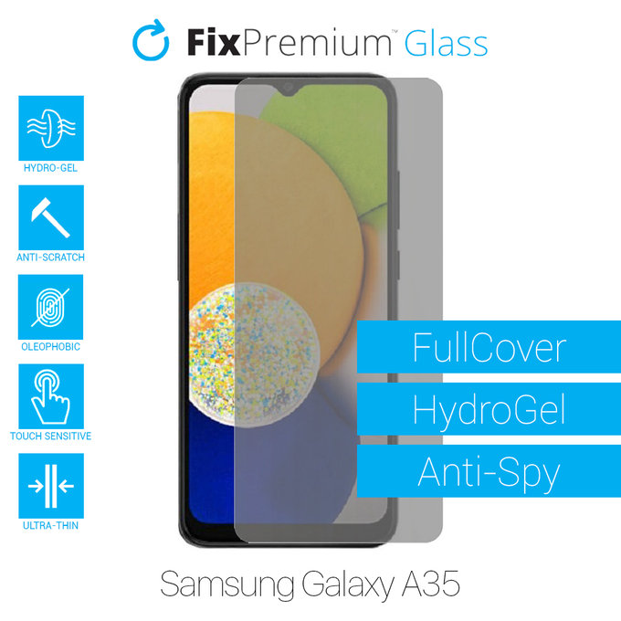 FixPremium HydroGel Anti-Spy - Displayschutzfolie für Samsung Galaxy A35 A356B
