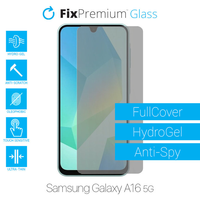 FixPremium HydroGel Anti-Spy - Displayschutzfolie für Samsung Galaxy A16 5G