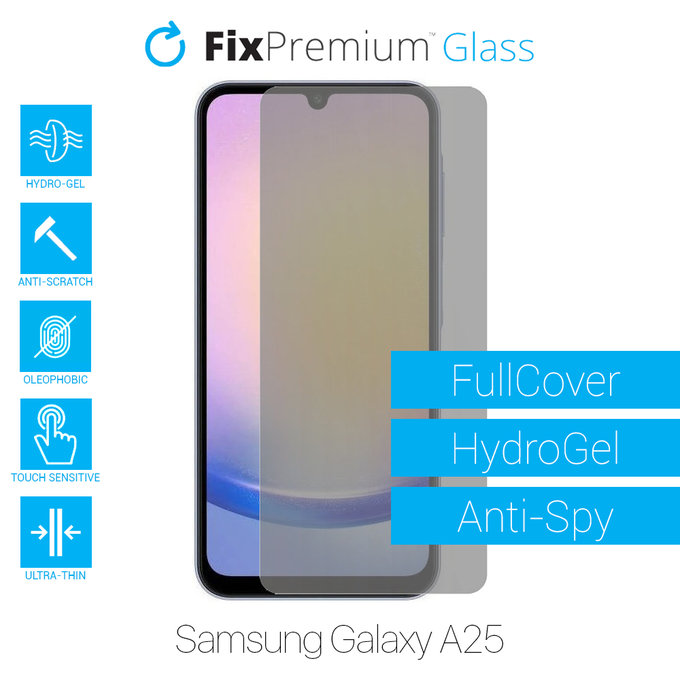 FixPremium HydroGel Anti-Spy - Displayschutzfolie für Samsung Galaxy A25 A256