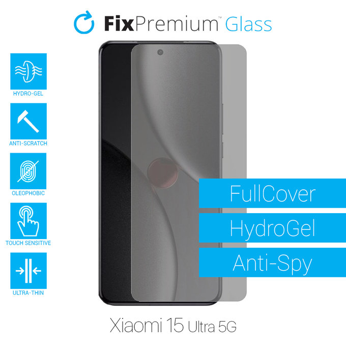 FixPremium HydroGel Anti-Spy - Displayschutzfolie für Xiaomi 15 Ultra 5G
