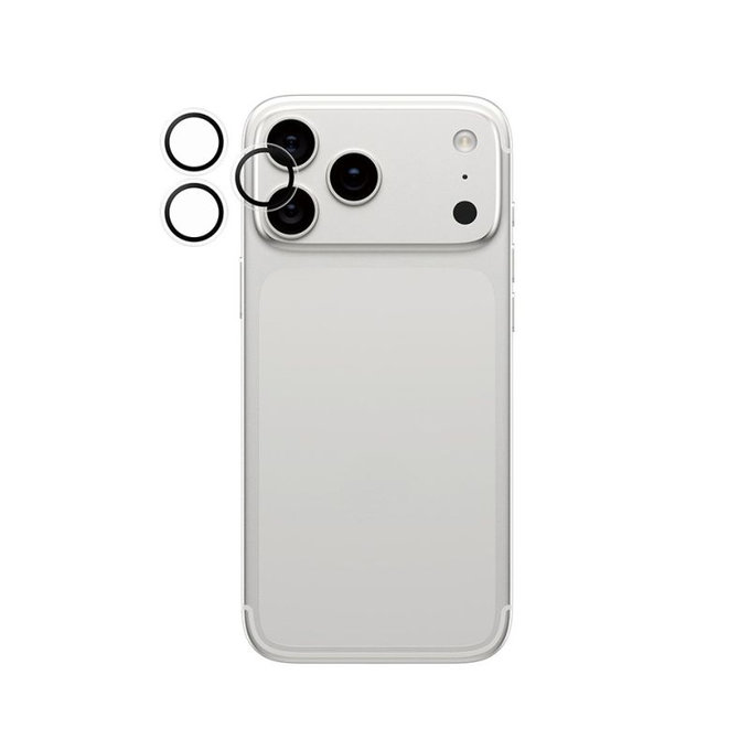 PanzerGlass - Kameraobjektiv-Schutzhülle Hoops für iPhone 16 Pro, 16 Pro Max, 17 Pro, 17 Pro Max, transparent