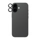 Hoops Kameraobjektivschutz für iPhone 17/16 Plus/16, Schwarz, PanzerGlass