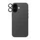 Hoops Kameraobjektivschutz für iPhone 17/16 Plus/16, Schwarz, PanzerGlass