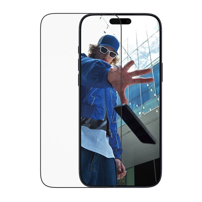 PanzerGlass - UWF Tempered Glass mit Applikator für iPhone 17 Pro Max, Schwarz