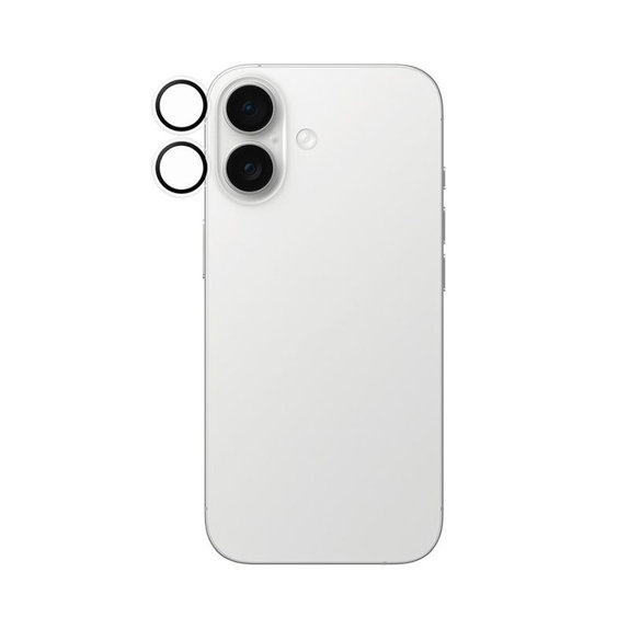 PanzerGlass - Kameraobjektiv-Schutzhülle Hoops für iPhone 16, 16 Plus, 17, transparent