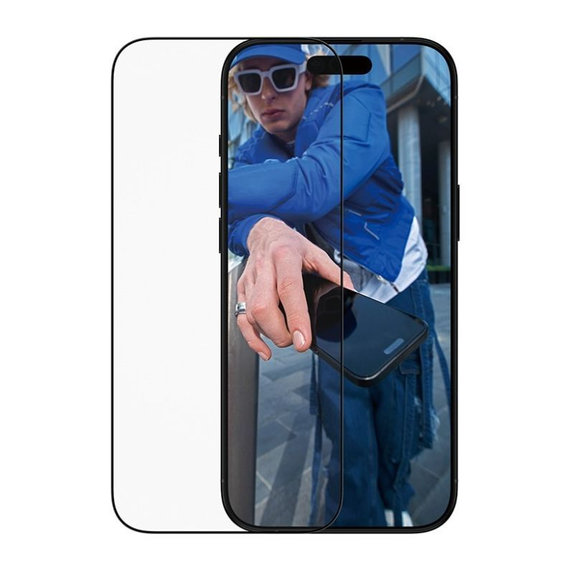 PanzerGlass - UWF Tempered Glass mit Applikator für iPhone 17 Air, Schwarz