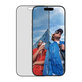 UWF 2-Way Privacy Panzerglas mit Fastfit für iPhone 17/16 Pro, Schwarz, PanzerGlass