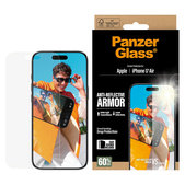 Schutzglas Anti-Reflective mit Applikator für iPhone 17 Air, Schwarz, PanzerGlass