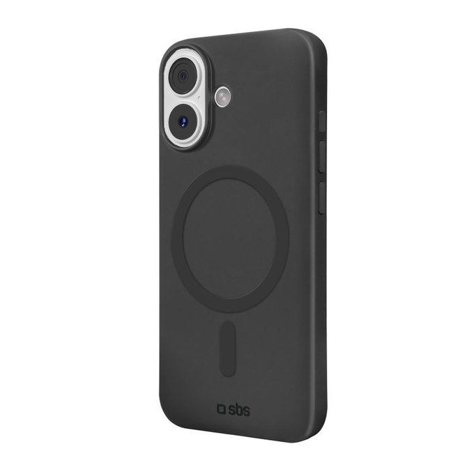 SBS - Instinct Mag Case kompatibel mit MagSafe für iPhone 17, Schwarz