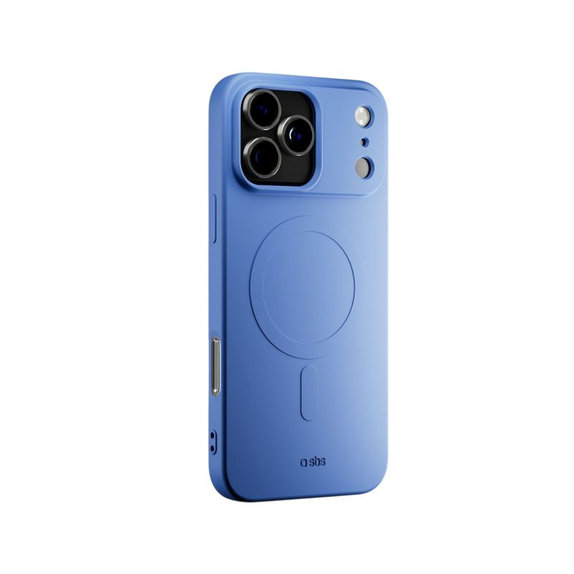 SBS - Instinct Mag Case kompatibel mit MagSafe für iPhone 17 Pro, Blau