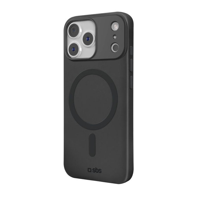 SBS - Instinct Mag Case kompatibel mit MagSafe für iPhone 17 Pro Max, Schwarz
