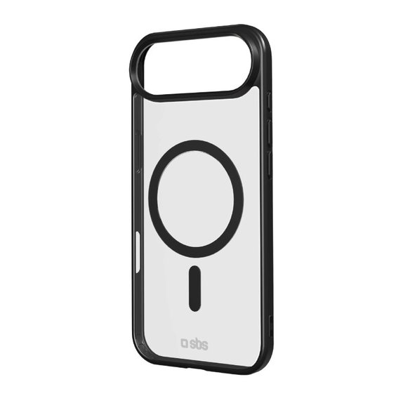 SBS - Mag Frame Case kompatibel mit MagSafe für iPhone 17 Air, Schwarz